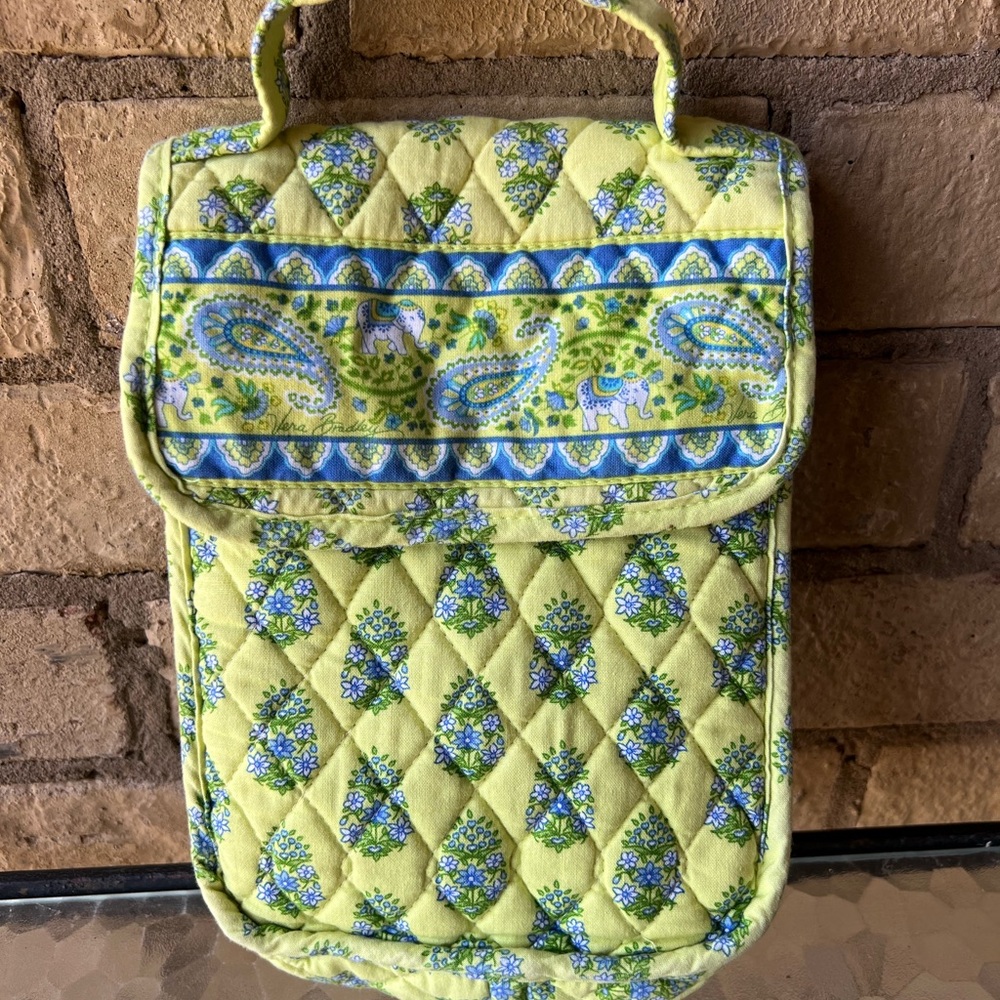 Vera Bradley Blue and Green Paisley Bag